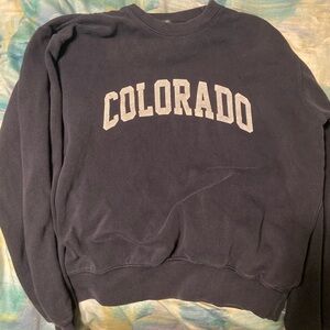 Brandy Melville navy crew neck